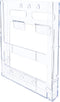 Deflecto Lit Loc Interlocking Magazine Holder - Clear, 11-1/4" x 9” x 1-1/4" (772001)