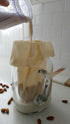 Pinyon Products 100% Organic Reusable Nut Milk Bag for straining almonds, cashews, oats, rice, hemp seeds and more