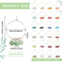 BENECREAT 24 PCS Acrylic Wine Glass Charm, Faux Gemstone Beaded Tassel Wine Glass Markers for Parties