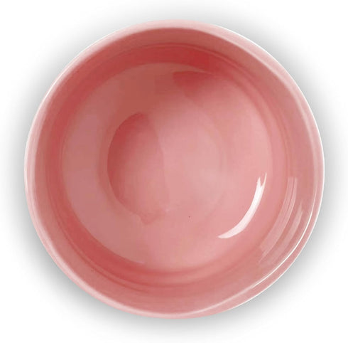 Handmade Japanese Ceramic Matcha Bowl, Green Tea Cup for Ceremony Chawan 500ml 17oz (Pink)