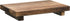 Rustic Wood Riser Tray for Kitchen Sink, Bathroom Soap Stand and Display for Bottles, Candles, Dishes - Brown, 9 x 6