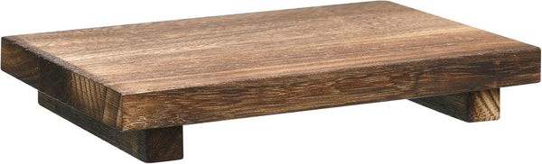 Nuogo Wood Riser Tray Soap, Stand Soap Tray for Kitchen Sink, Wood