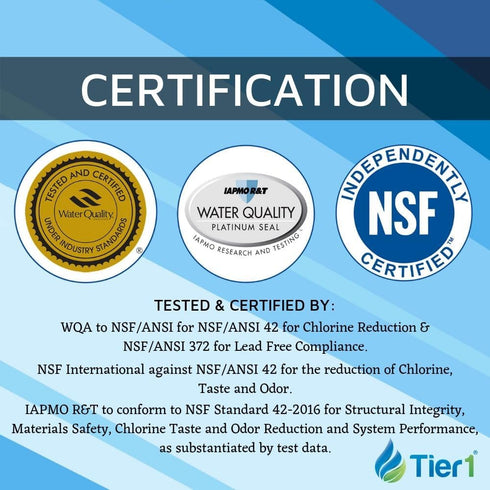 Tier1 RPWF Refrigerator Water Filter | Replacement for GE RPWF (NOT RPWFE)