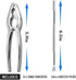 ShengTu 3+10 Pack Crab Leg Crackers and Tools - Premium No Rust Lobster Crackers & Seafood Forks,Nut Crackers Crab Leg