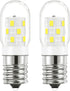 LED Microwave Light Bulbs, 3W Replacement for 40W Halogen Bulb, Dimmable Cool White 6000K, Pack of 2, E17 Base