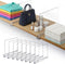 HOMY BLISS 8 Pack Acrylic Shelf Dividers for Closet 11x7.9 Inch Acrylic Dividers for