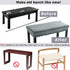 2-Person (27.5"- 36.5") (12"- 16") SINOSSO Soft Velvet Piano Bench Cover, L x W Rectangle Stretch Washable Stool