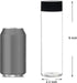 Youngever 6 Pack 16 Ounce Plastic Juice Bottles with Caps, Drinking Bottles with Lids, Beverage Containers