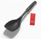 Large Silicone Cooking Spoon, Non-Stick Solid Spoon Set with Deep Bowl and Measurement Mark, Heat Resistant Kitchen