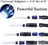 Vacuum Attachments Accessories for 1 1/4" Standard Hose - 7 Pcs Crevice, Upholstery Brush, Dust Brush Tool