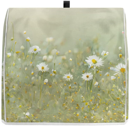 Realistic Daisy Print Stand Mixer Covers, Washable Kitchen Appliance Cover for Tilt Head and Bowl Lift Models
