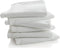 Bar Mop Cleaning Towels, Set of 6, 100% Cotton, 16” x 19”, Brilliant White, Machine Washable