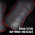 Cushions,100% Set (2 HAOTULE Car Leather Neck Pillows, Neck Rest Memory Foam Cervical Support, Comfortable Travel car