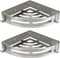 NearMoon Bathroom Shower Caddy 2 Pack, No Drill 304 Stainless Steel Shower