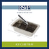 RSVP International Endurance Cocktail Collection, Retro Ice Cube Tray, Stainless Steel, Dishwasher Safe, 7.25x5x2.5"