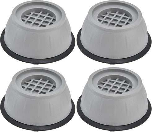 Washing Machine Cushion, 4pcs Shockproof Noise Cancelling Pad to Prevent Slip for Washer, Dryer (Large Diameter 9CM)