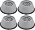 Washing Machine Cushion, 4pcs Shockproof Noise Cancelling Pad to Prevent Slip for Washer, Dryer (Large Diameter 9CM)