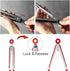 Cooking Tongs Stainless Steel 9 inches and 12 inches, Heat Resistant Silicone Serving Tong Meat Turner Spatula Tong