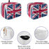 Toaster Dust Cover with Pockets, National Flag Day Classic Flag British Loyalty Symbol Soft Washable 2 Slice Toaster Cover, Dust-proof Cover for Small Appliance Cover and Fingerprint Protection
