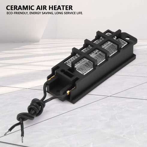 12V 50W PTC Ceramic Air Heater Automatic Constant Temperature Conductive Type PTC Heating Electric Heater with Bracket for Small Room Space