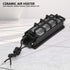 12V 50W PTC Ceramic Air Heater Automatic Constant Temperature Conductive Type PTC Heating Electric Heater with Bracket for Small Room Space