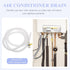 Uonlytech Portable Washer Hoses, Air Conditioner Drain Kit Tube for Washer, Lengthen Flexible Hose