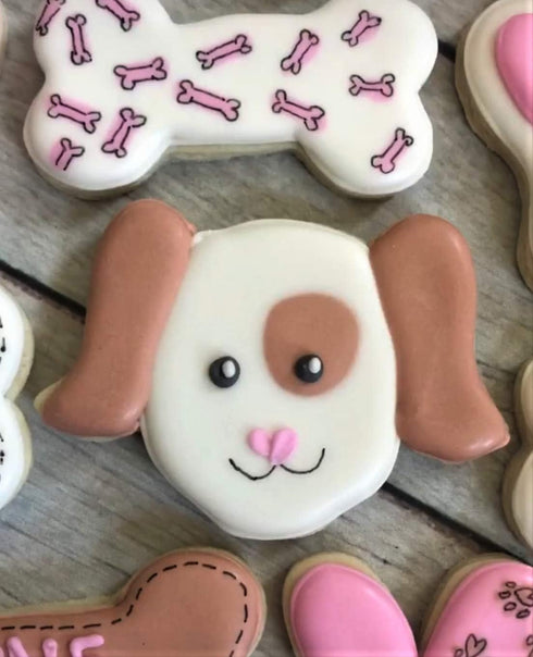 Dog Face Cookie Cutter, 4" Made in USA by Ann Clark