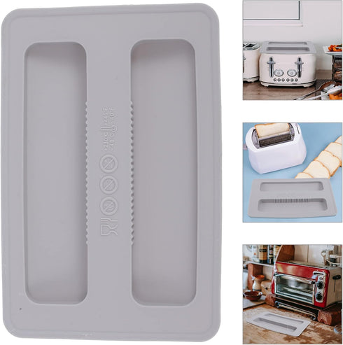 2 Slice Toaster Lid, Silicone Dust Cover for Kitchen, Coffee Shop, Restaurant Toaster Appliance, Top Cover