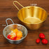 2Pcs Makgeolli Bowls, 304 Stainless Steel Korean Traditional Round Rice Bowl, Small, Silver