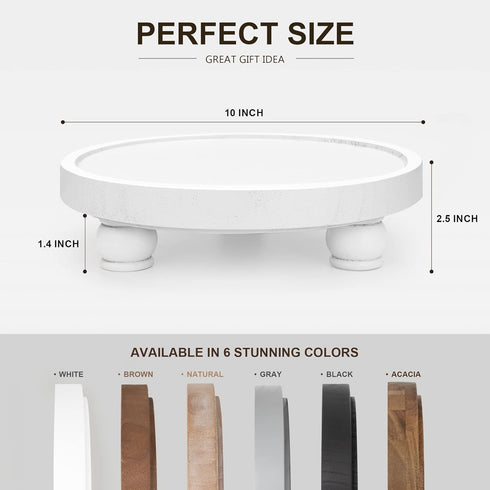 Counter, EOSAHR Decorative Wooden Riser for Home Decor : Farmhouse Display Stand for Kitchen Bathroom Sink and Home
