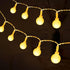 AUAUY 40 19.6FT 2 String Lights, LED String Lights Battery Operated Modes, Christmas Lights Bedroom, Waterproof Outdoor