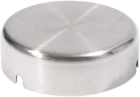 Juvale 5 Pack Stainless Steel Ashtrays - Round Patio Ashtray for Cigarettes, Indoor & Outdoor Use