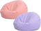 Sliner 2 Pcs Stuffed Animal Storage Bean Bag Chair Cover for Kids