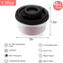 4 Pcs Salt and Pepper Shakers Set Mini Plastic Pepper Shaker with Lid Damp Proof Popcorn Containers Clear Spice Jars Salt Shaker for Travel Camping Picnic Lunch Dining Kitchen (Colorful, Small) by Aedida