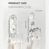 Self Adhesive Hooks, 8 Pcs Acrylic Wall Hooks for Bathroom Kitchen Office, Waterproof Utility Hook