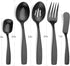 Matte Black Serving Utensils Set Hostess Set Buffet Serving Set 5 Pieces, Stainless Steel, Dishwasher Safe by Bettlife