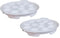 Bamboo's Grocery LoKii 2 Pack Ceramic Escargot Dish, 12 Holes with Handles, White, 9.25 Inches, Snail Dish Diet Plates