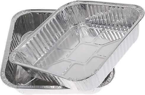 10pack- 8 x 8 Aluminum Foil Pans, Disposable Heavy Duty Square Baking Cake Pans for Homemade Breads