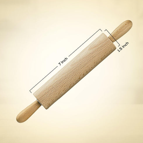 Mrs. Anderson’s Baking Embossing Rolling Pin, European Beechwood, Paisley Design
