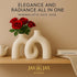 Jas & Jax Goods Set Cream White Decorative Vase - Modern Hug Donut Ceramic Vases by , Minimalist Boho Style Centerpiece