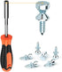 Refrigerator Door Handle Screw Replacement, Fits Electrolux Frigidaire, Replaces AP3959968 (2 Pack)