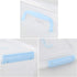 Hespama 2 Pack Lidded Storage Bin, Plastic Latching Container Box with Handle, 12 Quart & 6 Quart