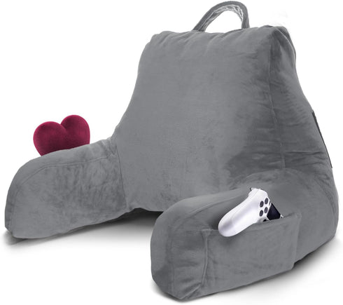 Nestl Reading Pillow for Kids & Teens with Shredded Memory Foam, Backrest