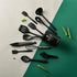 Kitchen Utensils Set - 12 Pieces Silicone Cooking Utensils Set, Dishwasher Safe, 392°F Heat Resistant Nonstick Spatula