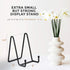 TR-LIFE Plate Stands for Display - 4.5 Inch Plate Holder Display Stand + Metal Frame Holder Stand for Picture,