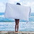 Bersuse Beach Towels Anatolia Collection - Premium Turkish Towel, 100% Cotton, Quick-Dry, Sand-Free, Silver Grey, 37x70