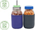 Quart 32oz Silicone Sleeves/Jackets for Protecting Ball, Kerr, Canning Jars by Mason Jar Lifestyle (Charcoal Gray, 2