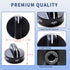 4Pcs 8273103 Gas Range Burner Knob Black Replacement Part for Whirlpool Range Stove, Replaces AP6012363, 8273107,