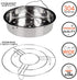 Secura Stainless Steel Electric Pressure Cooker, 6-quart, Steam Rack Steamer Basket Insert Set