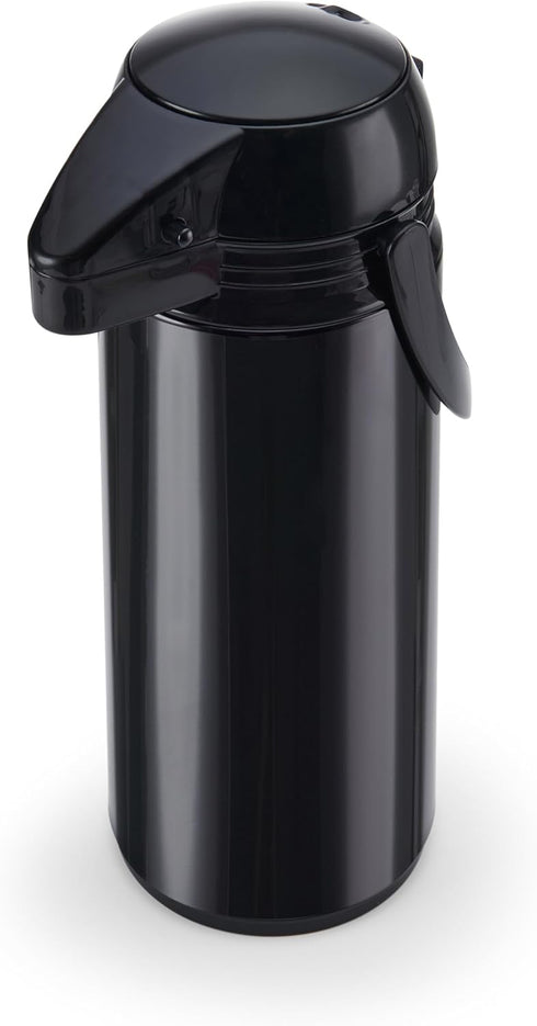 Copco Insulated Pump Pot with Handle, Large Capacity for Serving, 2 Quarts, Black